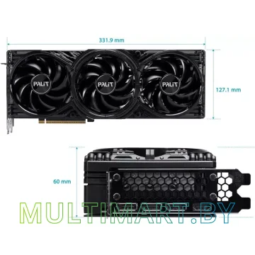 Видеокарта Palit GeForce RTX 5070 Ti GamingPro 16GB GDDR7 (NE7507T019T2-GB2031A) картинка 10